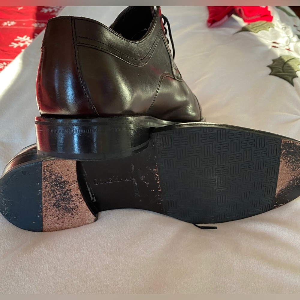 Cole Haan Dark Brown Leather Oxfords